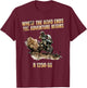 R 1250 GS Adventure Motorcycle T-Shirt - T-Shirt | Maroon