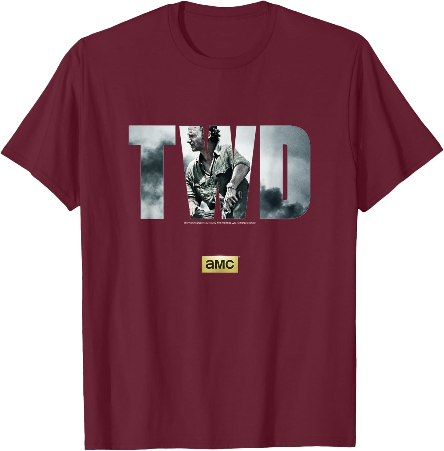 Rick Grimes Season 6 T-Shirt - T-Shirt | Maroon