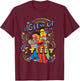 Sesame Street I Grew Up on the Street T-Shirt - T-Shirt | Maroon