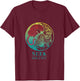 Yin Yang Symbol Dragon Tiger Seek Balance Male Female T-Shirt - T-Shirt | Maroon