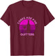 Corks Are For Quitters, Funny wine lover T-Shirt - T-Shirt | Maroon