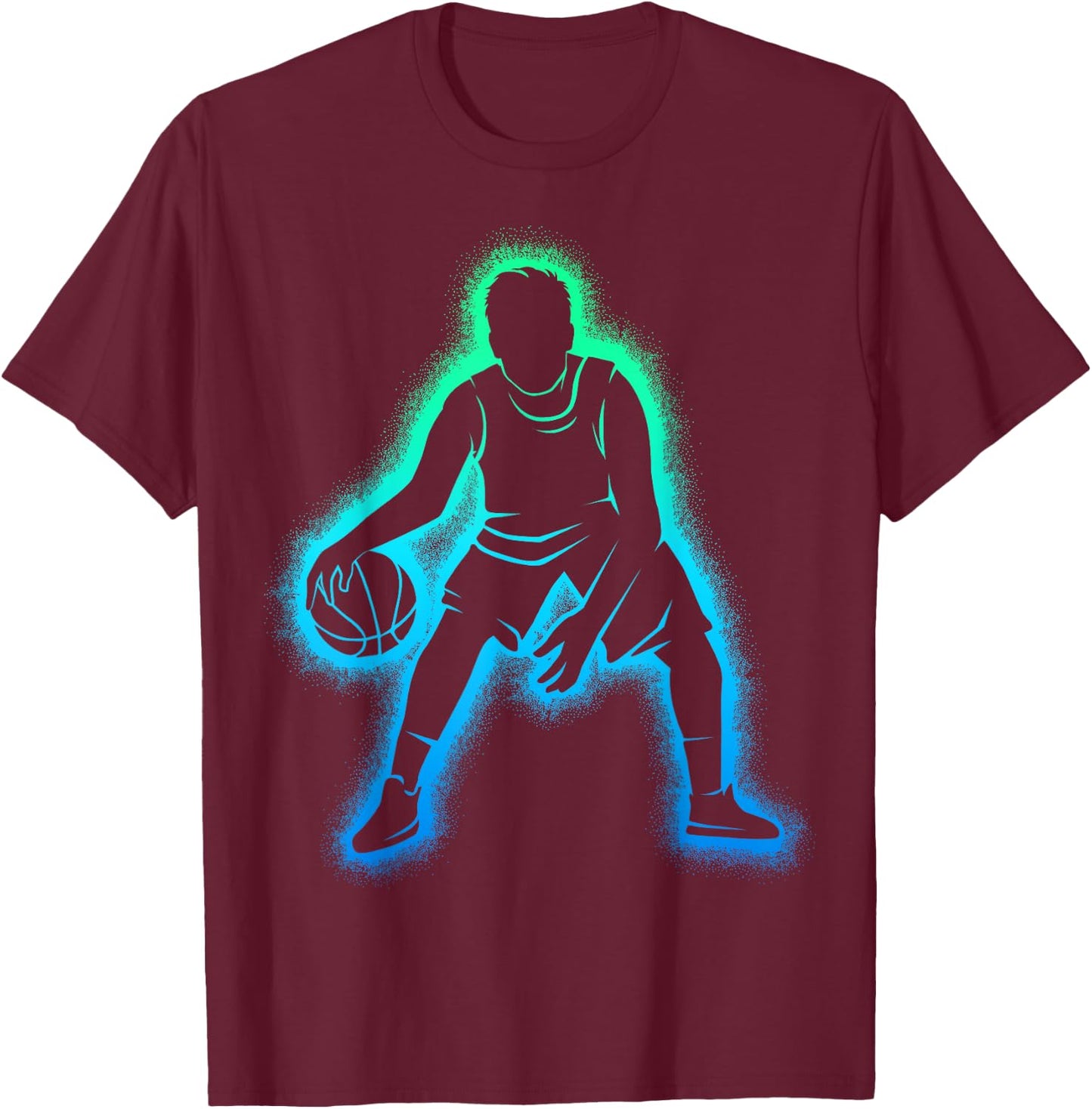 Basketball Basketballer Kinder Jungen Herren T-Shirt - T-Shirt | Maroon