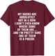 My Ducks Are Absolutely Not In A Row Pigeon T-Shirt - T-Shirt | Maroon
