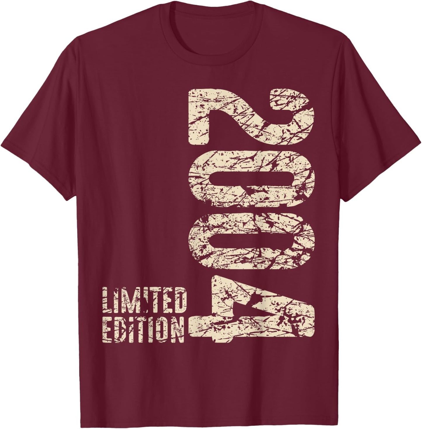 22. Geburtstag Mann Frau 22 Jahre 2004 Deko Geschenk Lustig T-Shirt - T-Shirt | Maroon