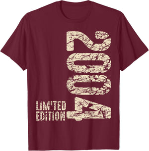 22. Geburtstag Mann Frau 22 Jahre 2004 Deko Geschenk Lustig T-Shirt - T-Shirt | Maroon