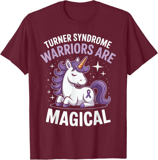 Turner Syndrome Support Genetic Disease Chromosome T-Shirt - T-Shirt | Maroon