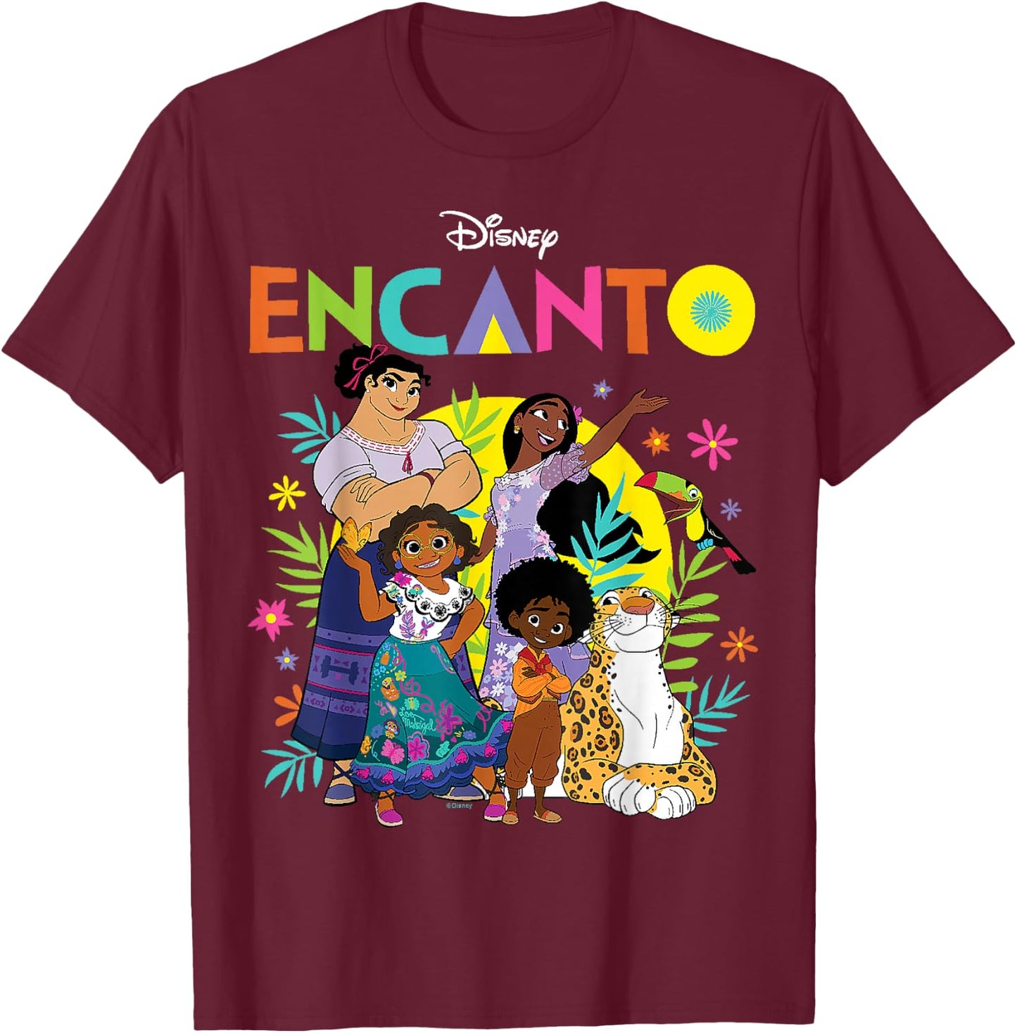 Encanto - Kids Luisa Maribel Antonio Isabel T-Shirt - T-Shirt | Maroon