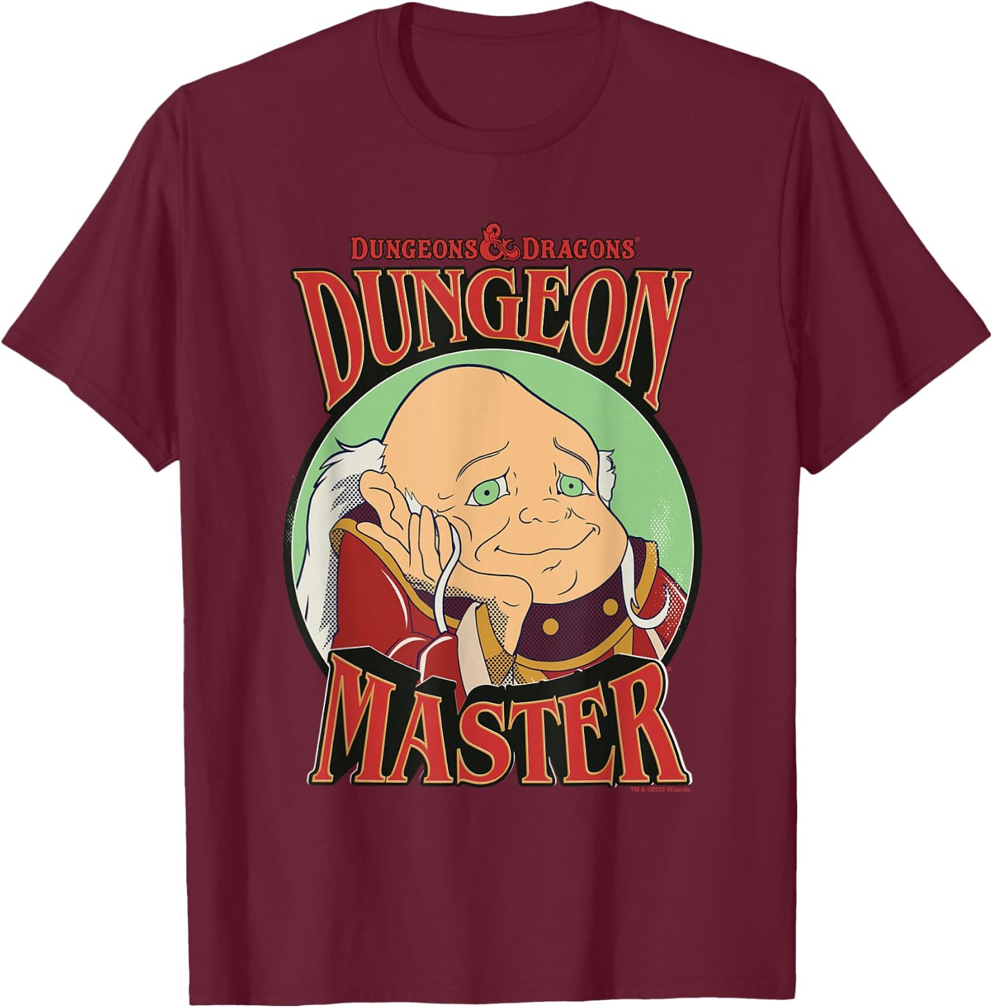 Dungeons & Dragons The Dungeon Master T-Shirt - T-Shirt | Maroon