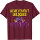 Gamer Bonus Mom Unlocked Video Game Stepmom Gaming Lover T-Shirt - T-Shirt | Maroon