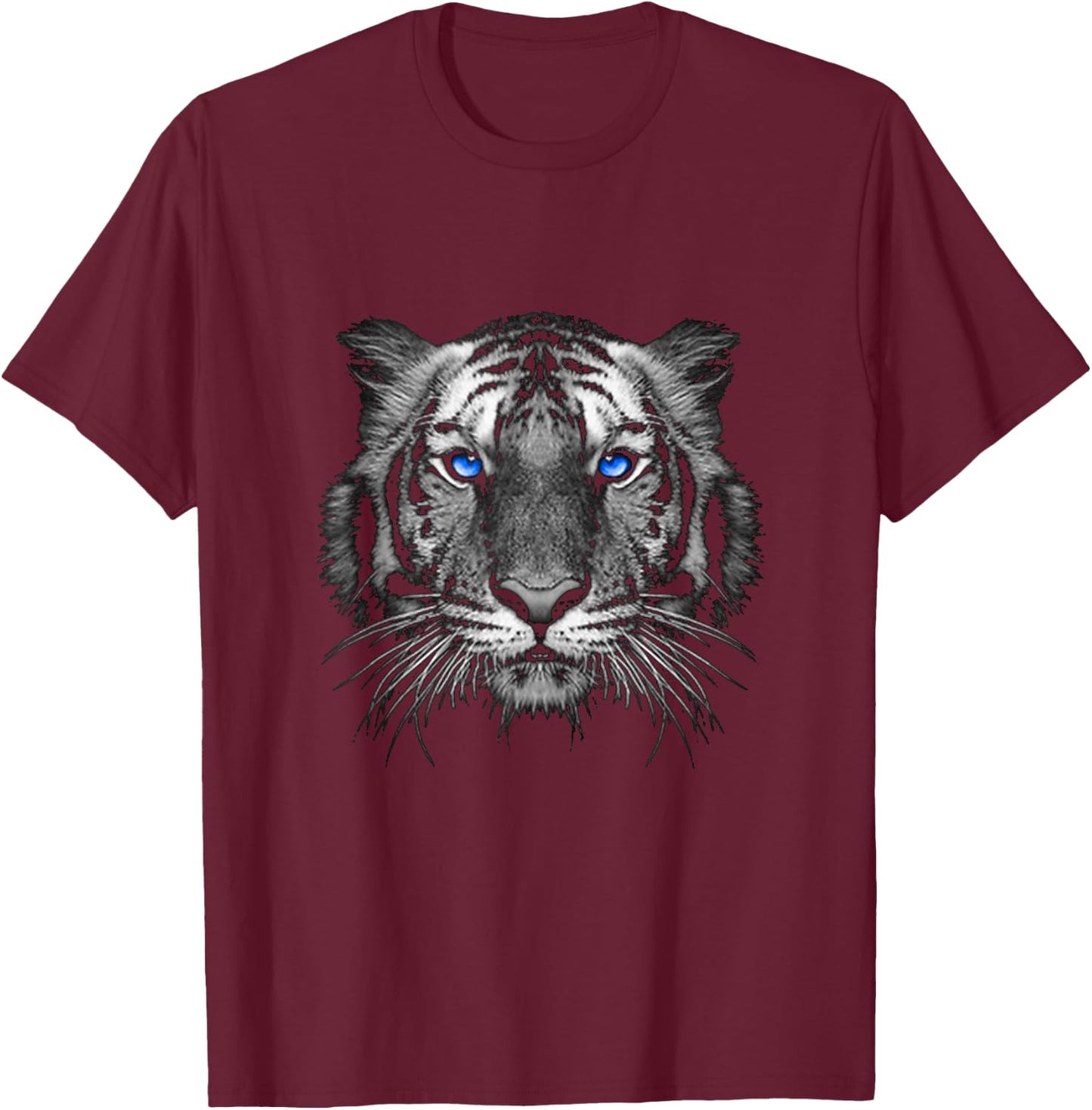 White Tiger T-Shirt - T-Shirt | Maroon