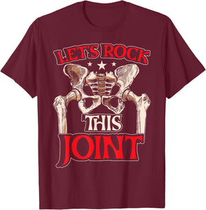 Funny Hip Recovery Hip Replacement T-Shirt - T-Shirt | Maroon