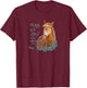 Christian Bible Verse Smiling Horse T-Shirt - T-Shirt | Maroon