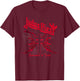 Judas Priest – Fork Logo Tracklist , Black, S T-Shirt - T-Shirt | Maroon