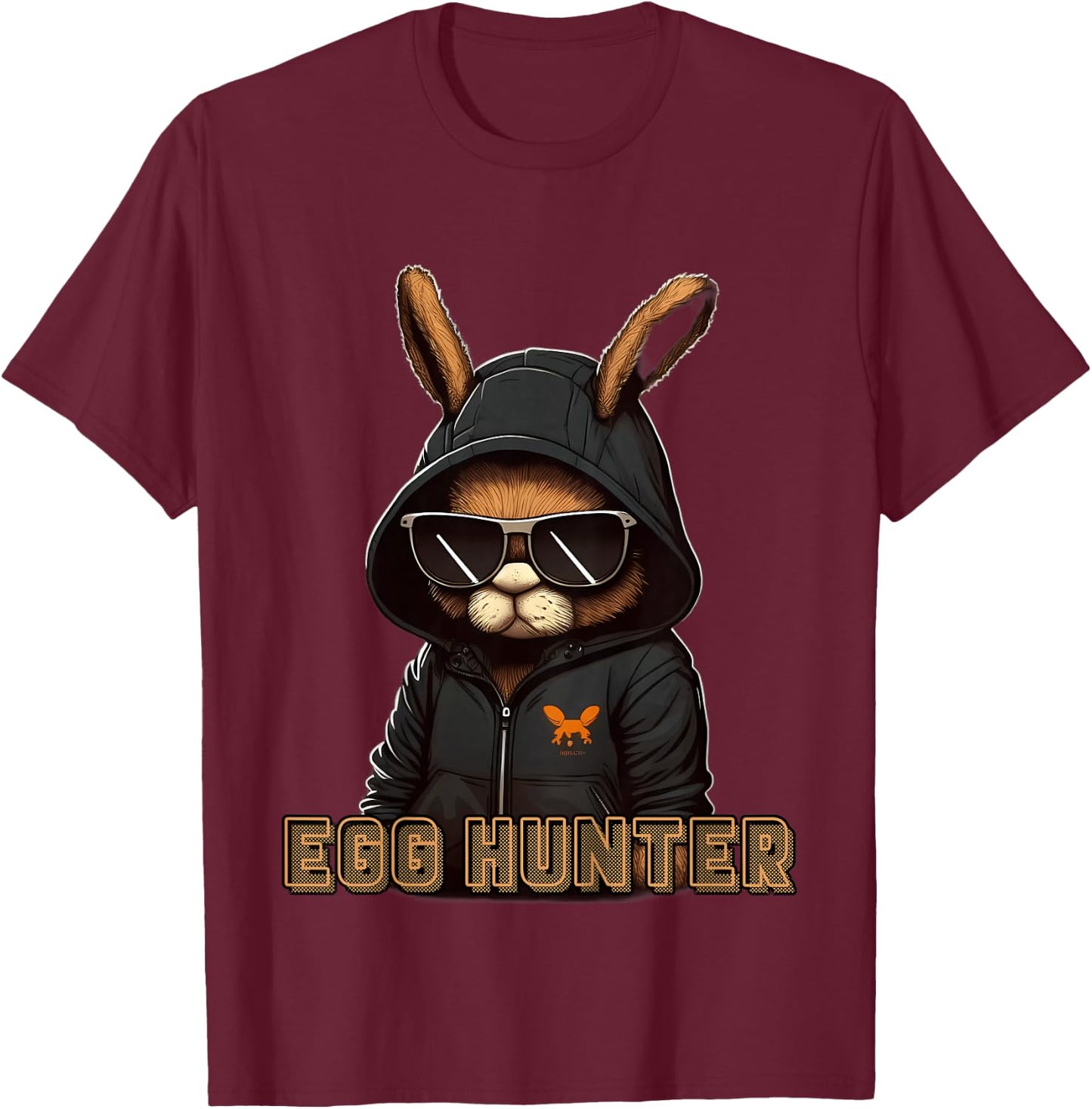 Kinder Cooler Osterhase für Jungen und Kinder T-Shirt - T-Shirt | Maroon
