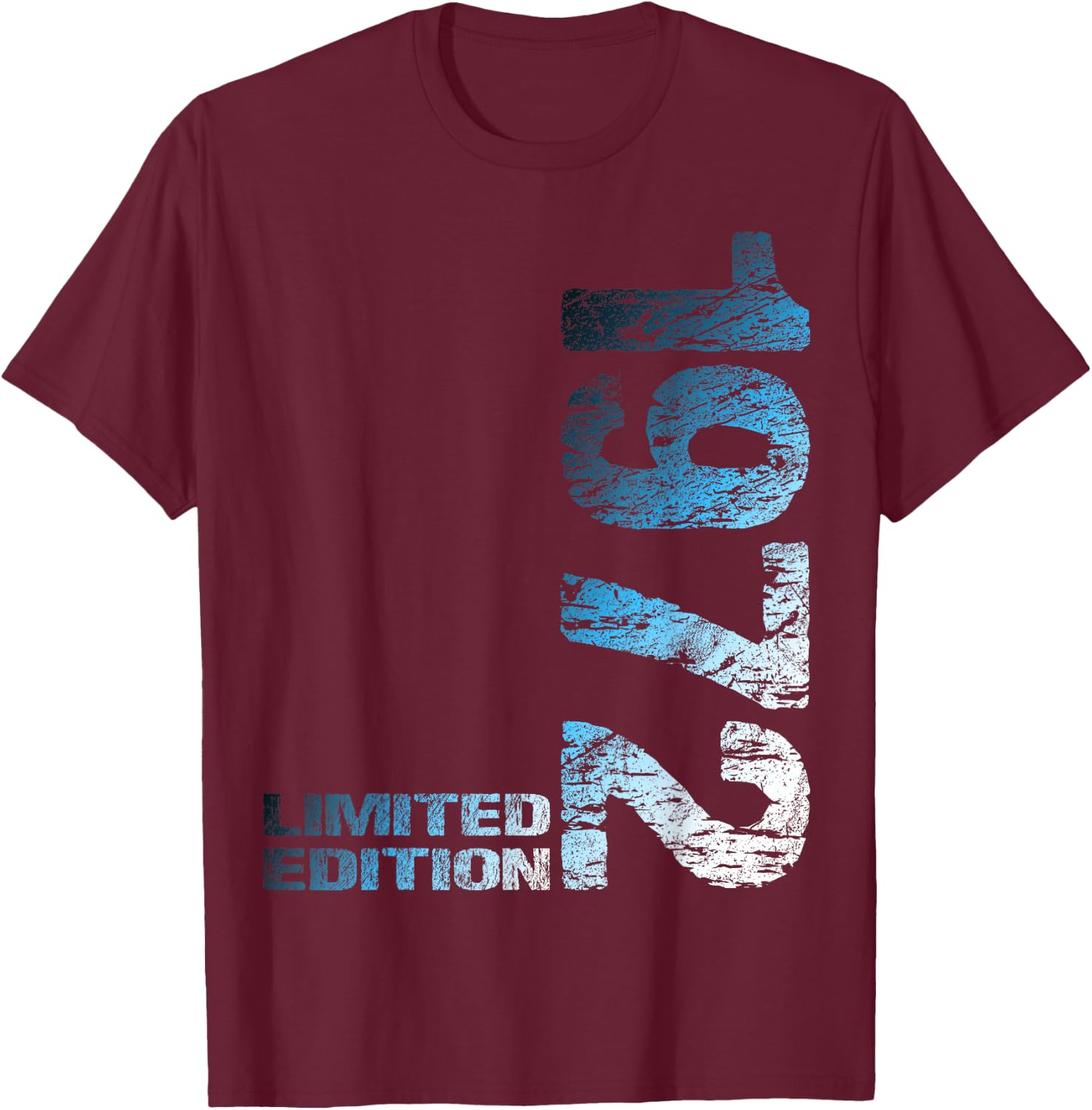 54. Geburtstag 1972 Limited Edition Mann Frau T-Shirt - T-Shirt | Maroon