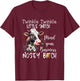 Cow Twinkle twinkle Little Snitch Mind Your Business Nosey T-Shirt - T-Shirt | Maroon