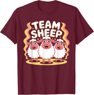Team Sheep Stuff | Sheep Costume | Products for Sheep T-Shirt - T-Shirt | Maroon