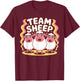 Team Sheep Stuff | Sheep Costume | Products for Sheep T-Shirt - T-Shirt | Maroon