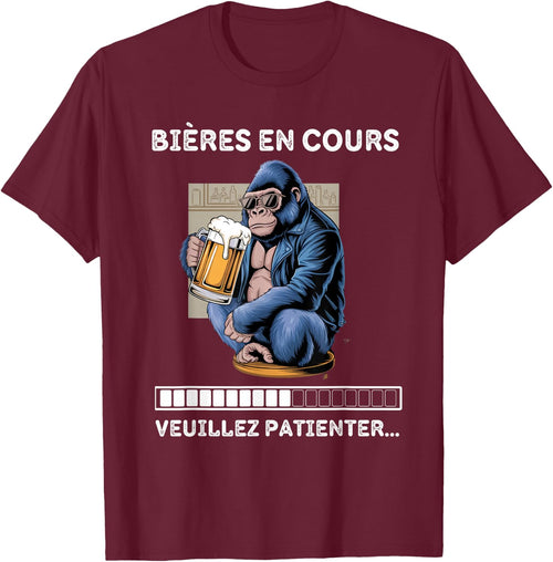 Gift beer aperitif humour man gorilla