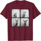Cute Zebra Face Photobooth Safari Zoo Animal T-Shirt - T-Shirt | Maroon