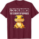 Beardie Periodic Table Elements Chemistry Bearded Dragon T-Shirt - T-Shirt | Maroon