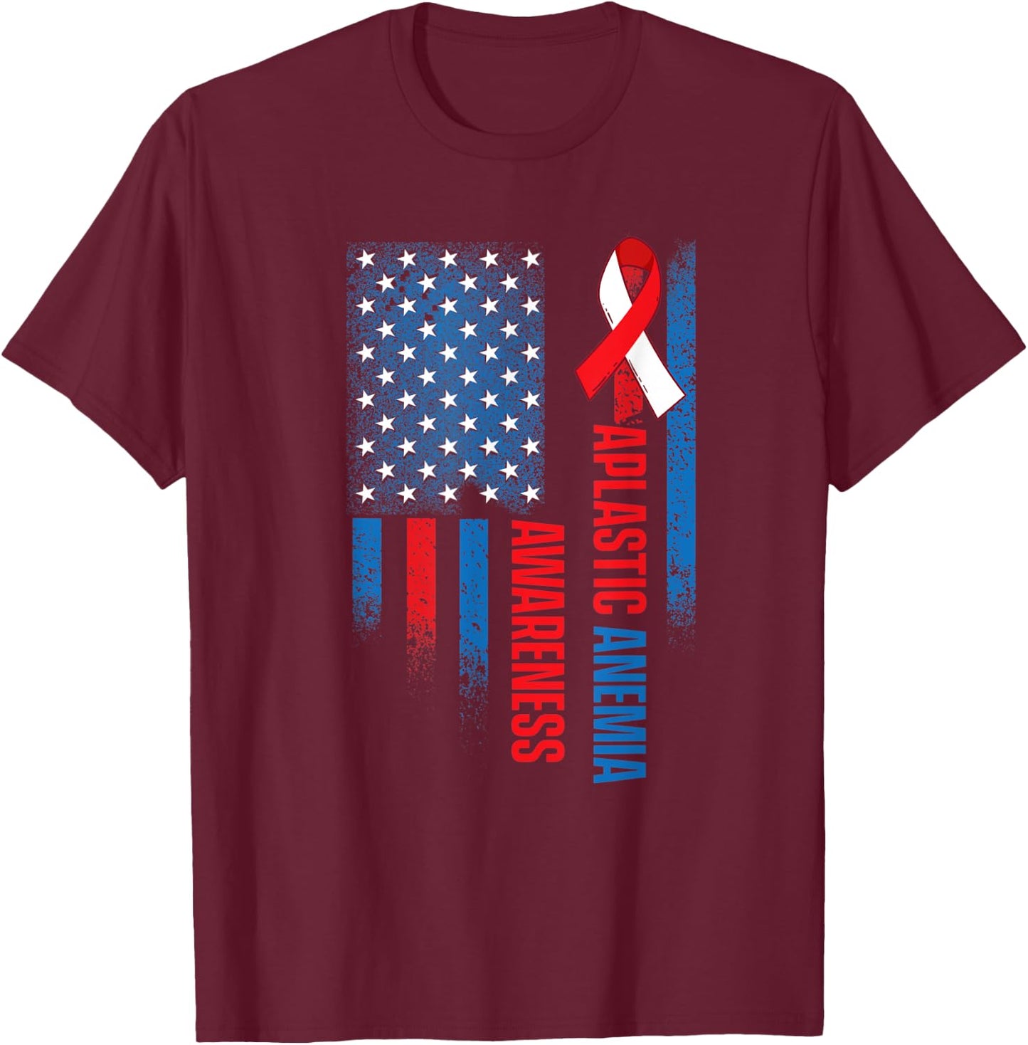 Aplastic Anemia Survivor Anemic Warrior T-Shirt - T-Shirt | Maroon