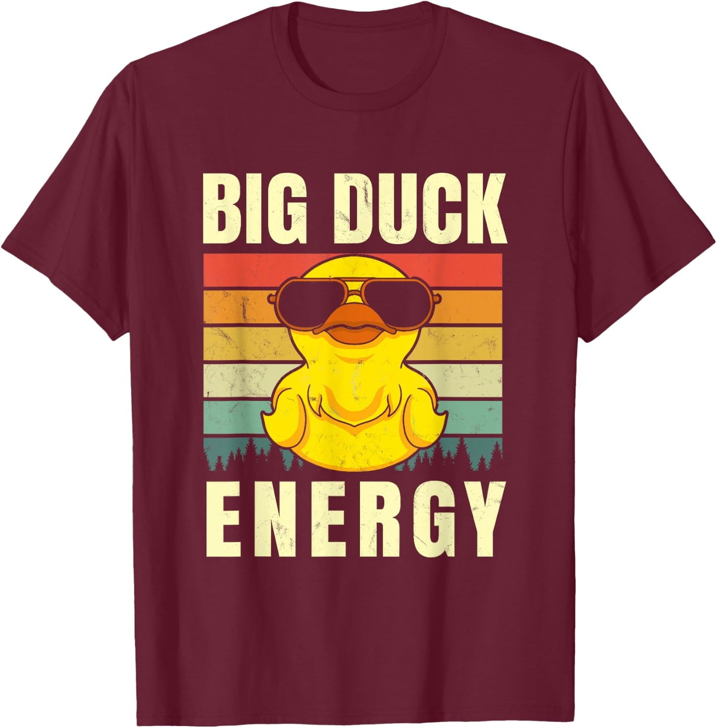 Duck Gifts Men Quack Quakin Youth Rubber Ducky T-Shirt - T-Shirt | Maroon