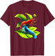 Blue Cherry Shrimp Breeder Neocaradina Freshwater Aquarium T-Shirt - T-Shirt | Maroon