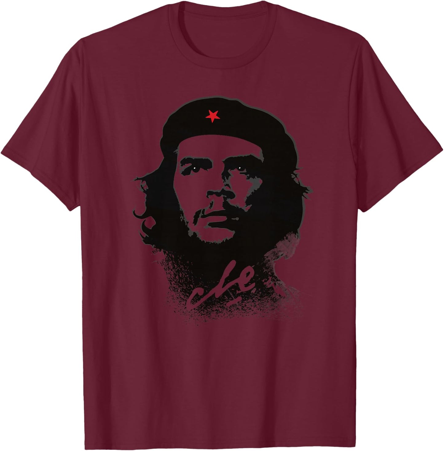 Che Guevara Shirt Cuba Révolution Rebelle Cubain Haut de Gamme T-Shirt - T-Shirt | Maroon