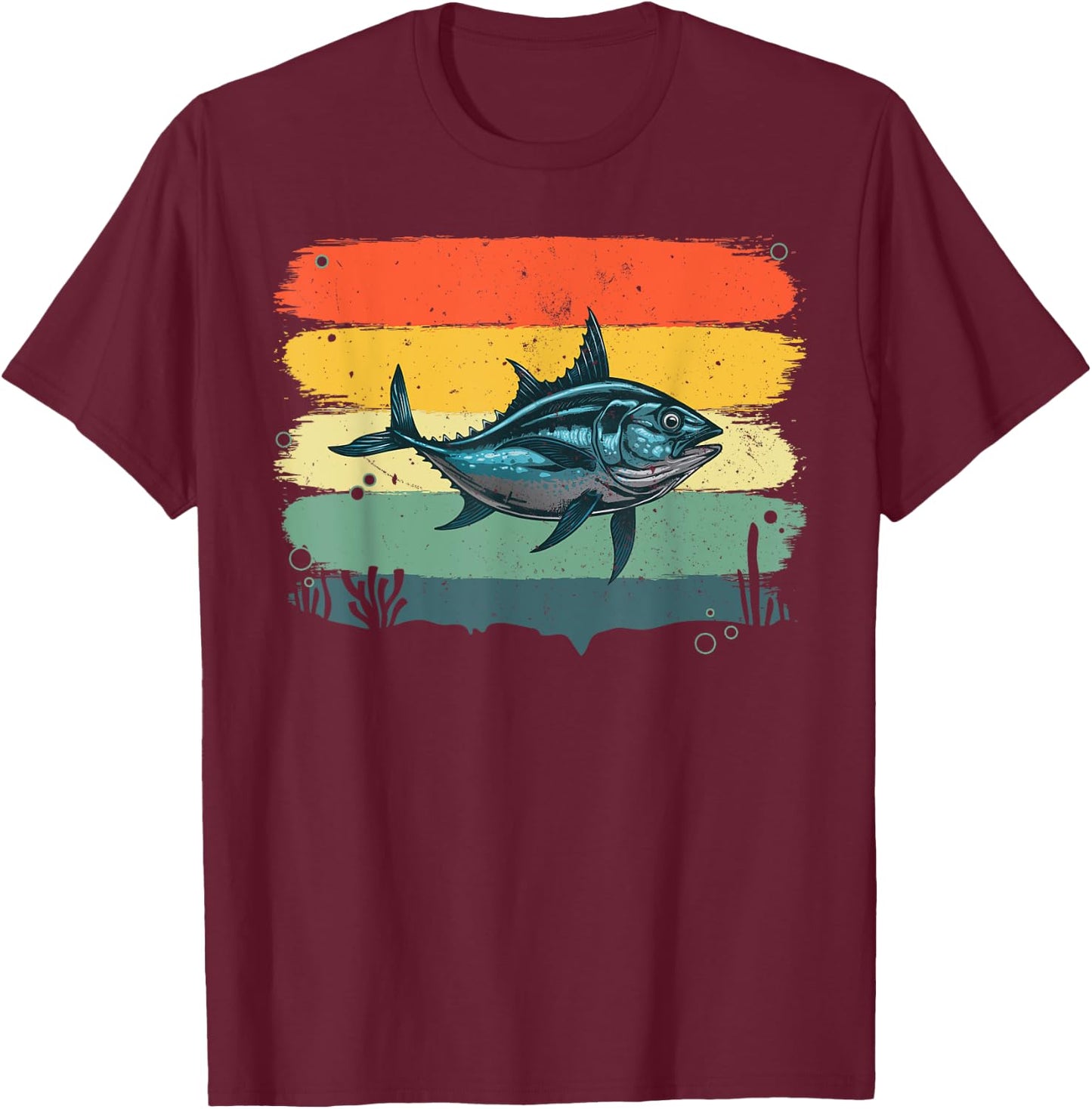 Cool Tuna Design Women Kids Tuna Fish Tuna Fishing T-Shirt - T-Shirt | Maroon