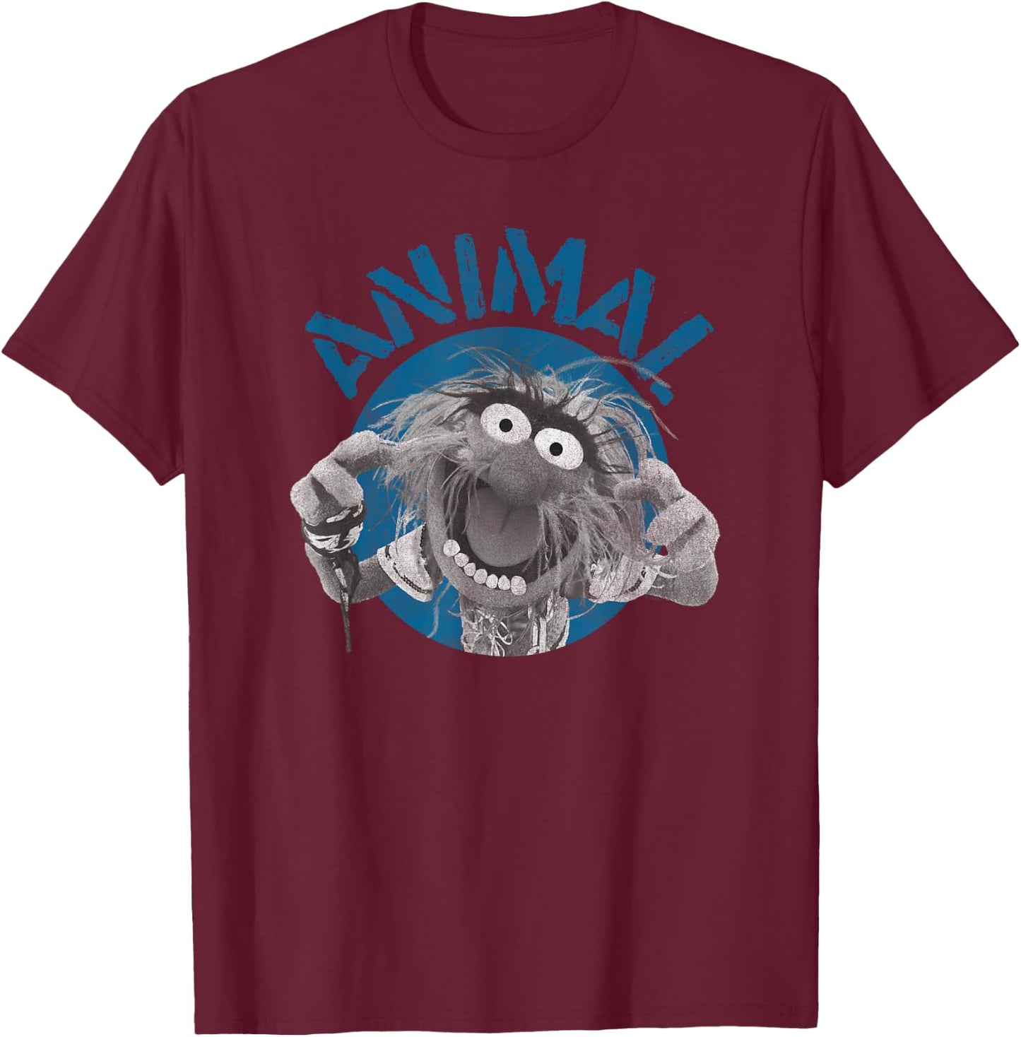 The Muppets Animal Face T-Shirt - T-Shirt | Maroon