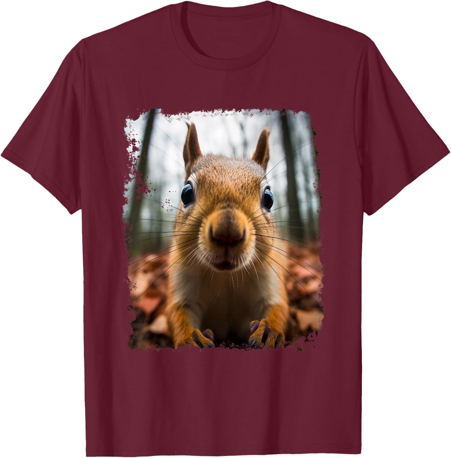 A Squirrel T-Shirt - T-Shirt | Maroon