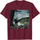 Classic Loch Ness Monster With Bigfoot Funny Animal Happily T-Shirt - T-Shirt | Maroon