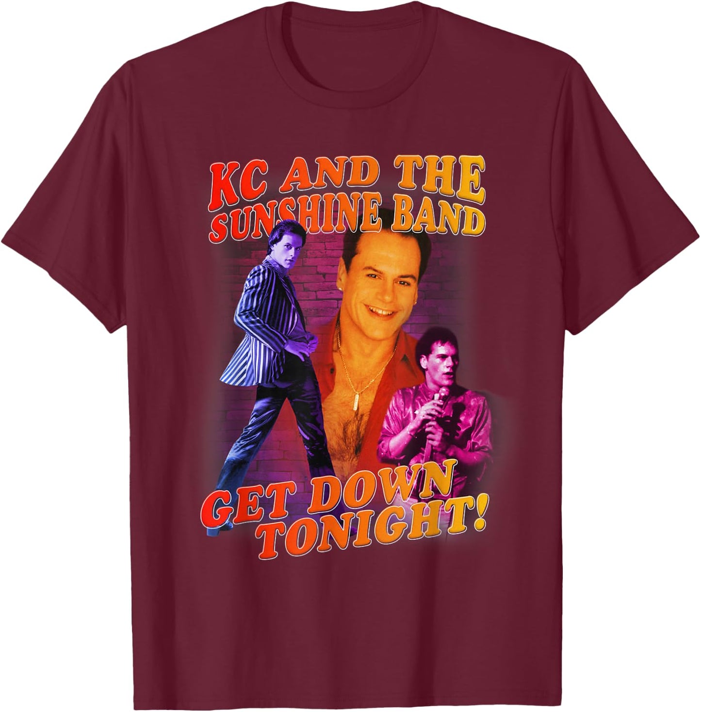 KC Get Down Tonight T-Shirt - T-Shirt | Maroon