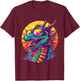 Mythical Shades: Dragon’s Day Out T-Shirt - T-Shirt | Maroon