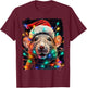 Vintage Rat Christmas T-Shirt - T-Shirt | Maroon