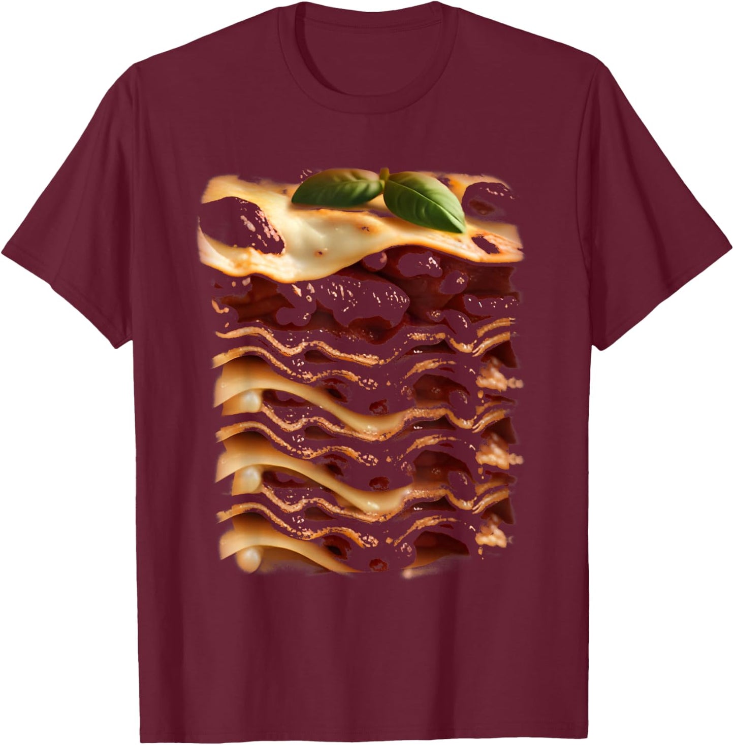 Lasagne Halloween Costume , red T-Shirt - T-Shirt | Maroon