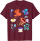 Marine Biology Jellyfish T-Shirt - T-Shirt | Maroon