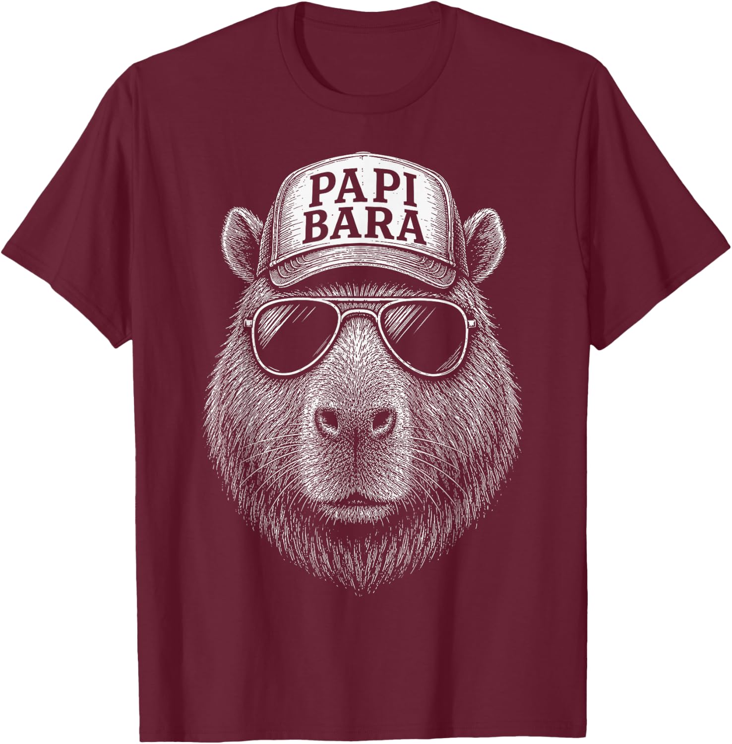 Papa Geschenk Papa Vatertag Shirt Herren Lustig Papa T-Shirt - T-Shirt | Maroon