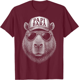 Papa Geschenk Papa Vatertag Shirt Herren Lustig Papa T-Shirt - T-Shirt | Maroon