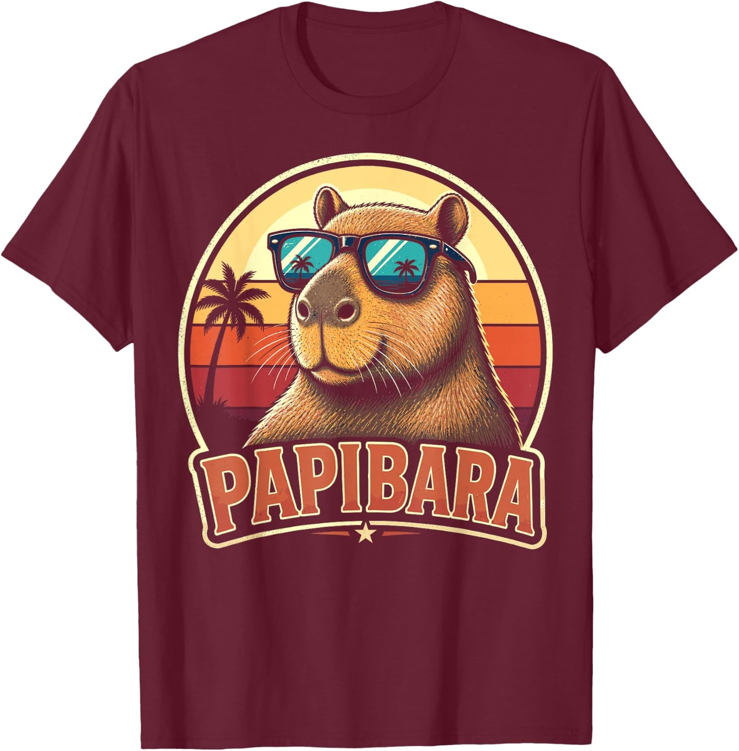 Papa Geschenk Papa Vatertag Shirt Herren Lustig Papa T-Shirt - T-Shirt | Maroon