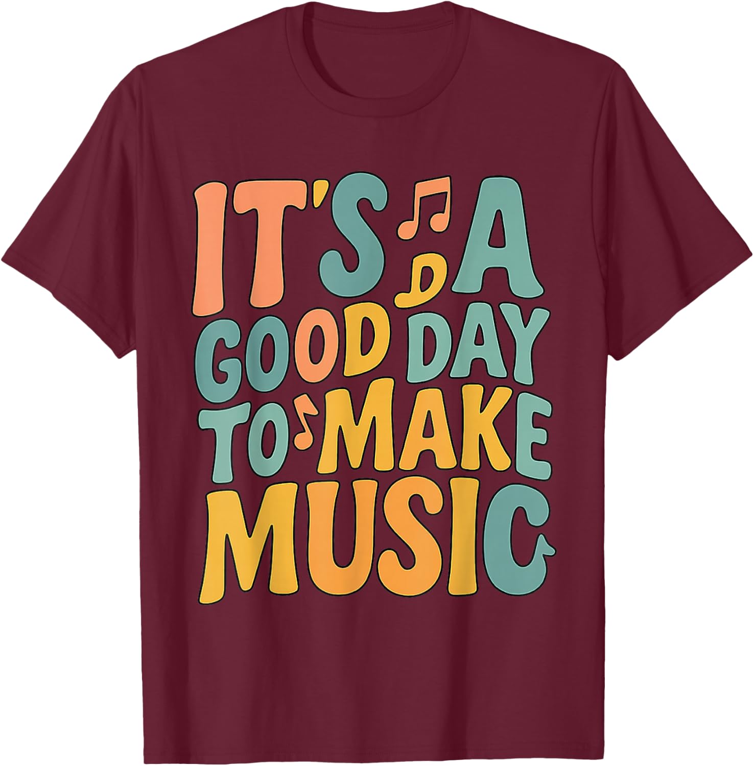 Cute for Family Music Lover Matching Party or Trip T-Shirt - T-Shirt | Maroon