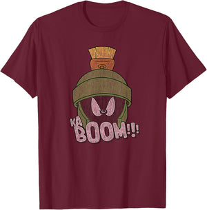 Popfunk Looney Tunes Marvin the Martian Kaboom T-Shirt - T-Shirt | Maroon