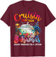 Cruisin Together Bahamas 2026 Shirt Family Cruise Vacation T-Shirt - T-Shirt | Maroon
