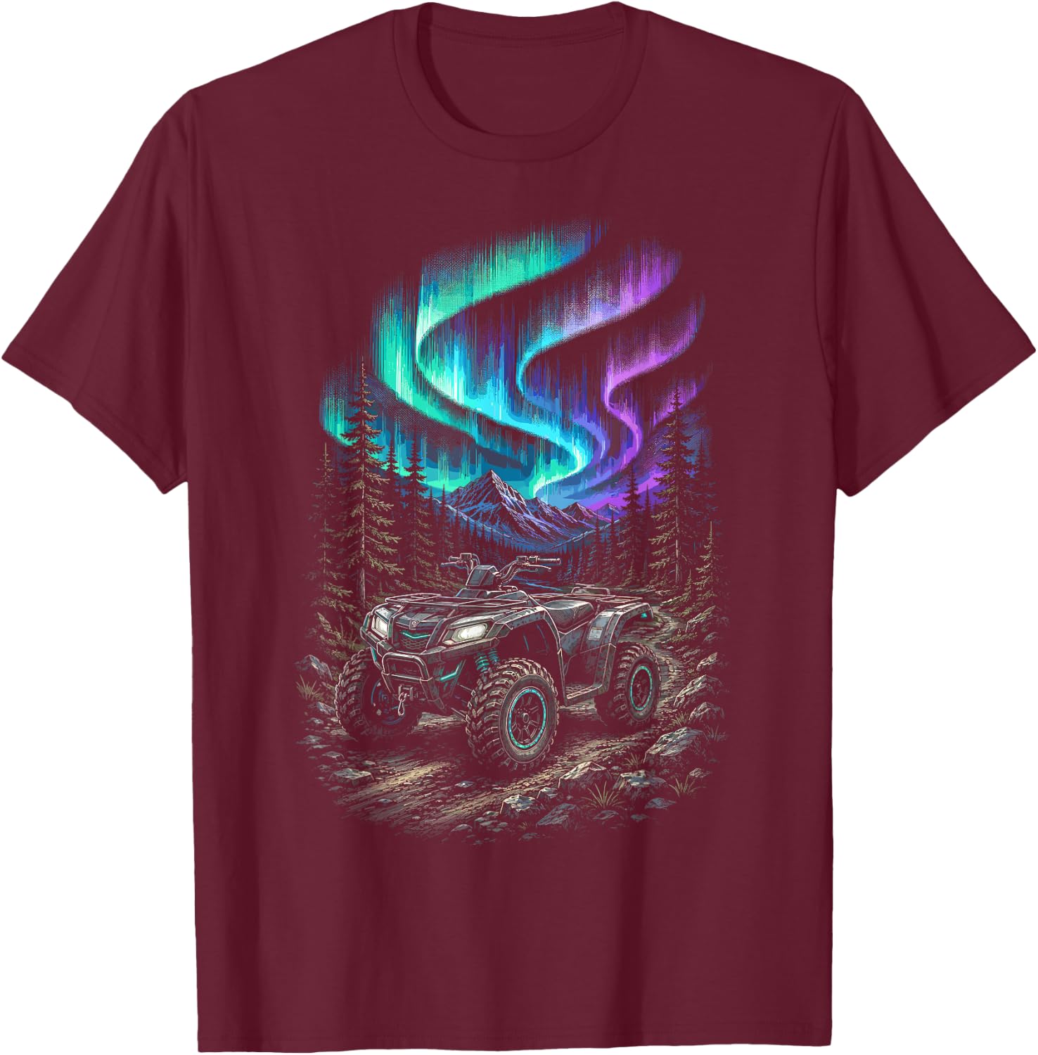 ATV Quad ATVs T-Shirt - T-Shirt | Maroon