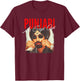 Diljit Aura Punjabi Aa Gaye Oye T-Shirt - T-Shirt | Maroon