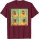Awkward Sea Animal Photoshoot Funny Manatee T-Shirt - T-Shirt | Maroon