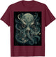 Octopus Steampunk Cyber Grunge Fantasy Women Men T-Shirt - T-Shirt | Maroon