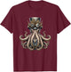 Steampunk Octopus Women Men Kids Steampunk Octopus T-Shirt - T-Shirt | Maroon