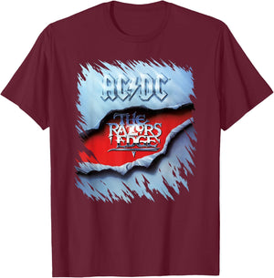 AC/DC The Razor's Edge Album Cover , black T-Shirt - T-Shirt | Maroon